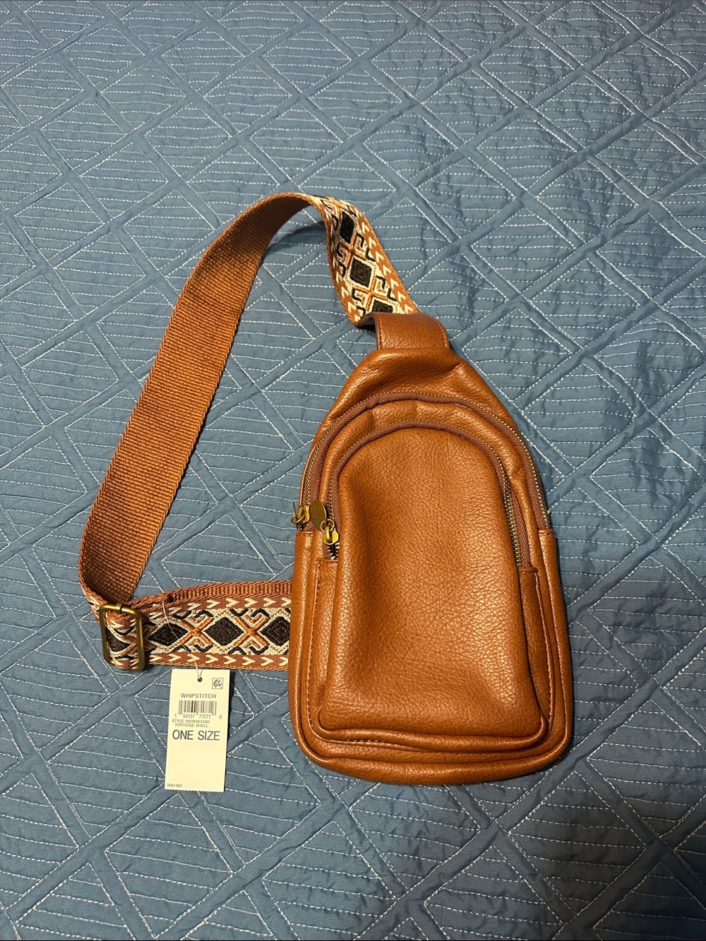 Tan Leather Sling Bag - Stylish Crossbody Carry